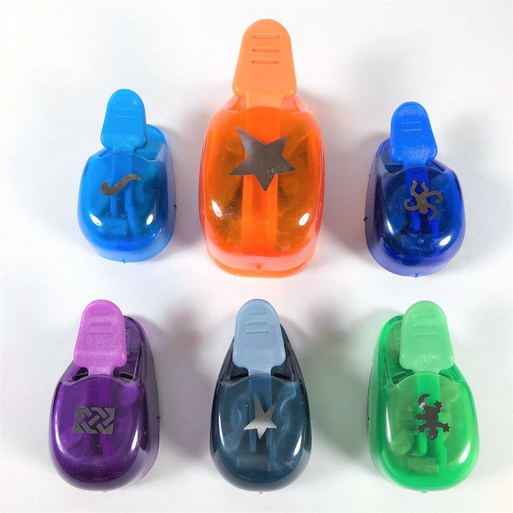 Misc. shape scrapbooking paper punch lot